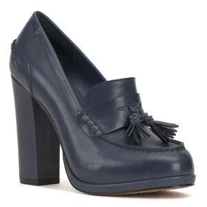 Vince Camuto Dark Blue Tassel Heels